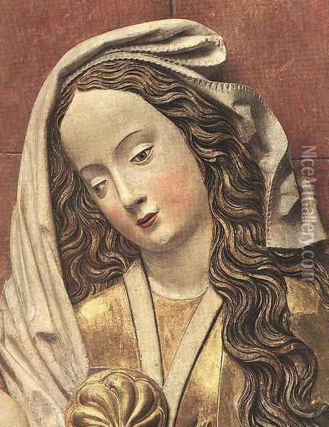 High Altar of St Mary (head of Mary) Oil Painting - Veit Stoss