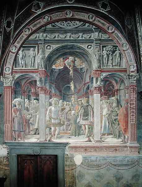 The Stairway to Heaven, 1441 Oil Painting - Lorenzo Di Pietro Vecchietta