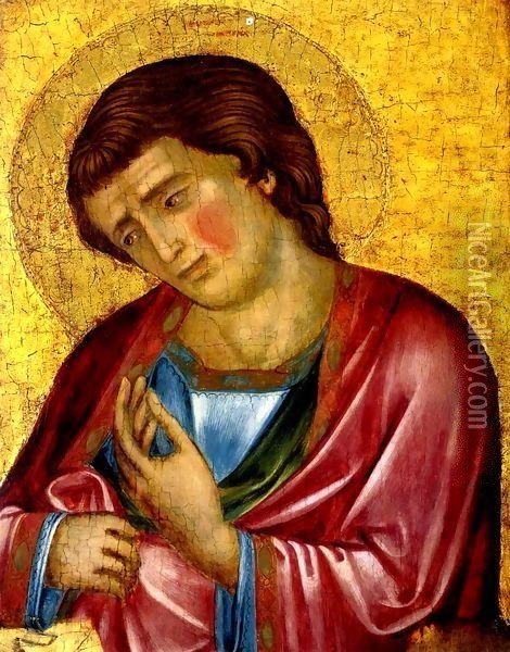 Saint John the Evangelist Oil Painting - Paolo Veneziano