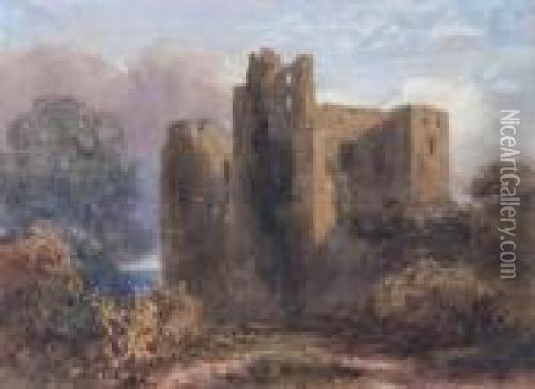 Kenilworth Castle Oil Painting - David I Cox
