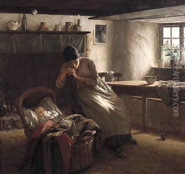 Day Dreams Oil Painting - Walter Langley