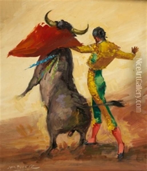 Pase De Pecho Oil Painting - Jose Puente