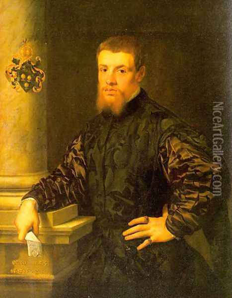 Melchoir von Brauweiler 1540 Oil Painting - Jan Steven van Calcar