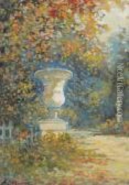 Le Jardin Du Luxembourg Oil Painting - Alexei Konstantinovich Korovin