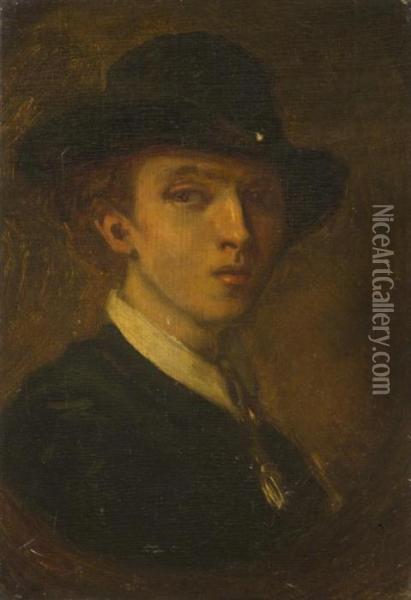 Portrait Of Van De Willem Maris Oil Painting - Jacob Henricus Maris