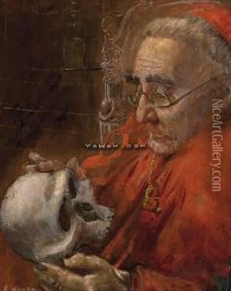 Kardinalen Oil Painting - Christian Krohg