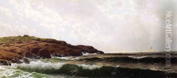 Morning at Sakonnet, Rhode Island Oil Painting - Alfred Thompson Bricher