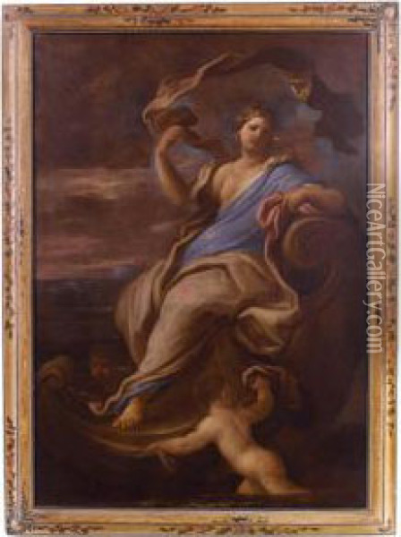 Il Trionfo Di Galatea Oil Painting - Pietro Dandini