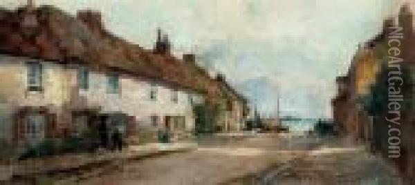 Langstone, Hampshire Oil Painting - George Charles Haite