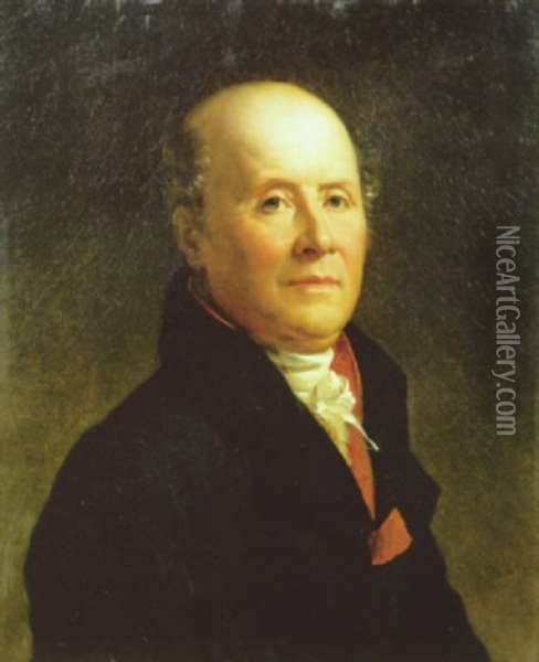 Portrait Du Docteur Antoine Dubois Oil Painting - Louis Hersent