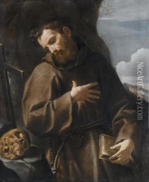 San Francesco Oil Painting - Giovan Pietro Zanotti