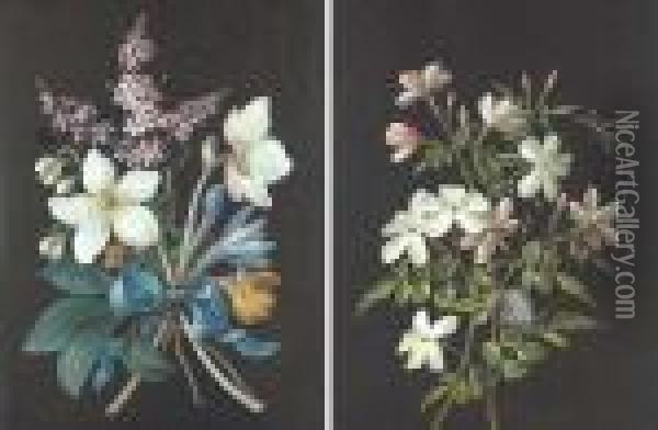 A Bouquet Of Flowers Oil Painting - Barbara Regina Dietzsch
