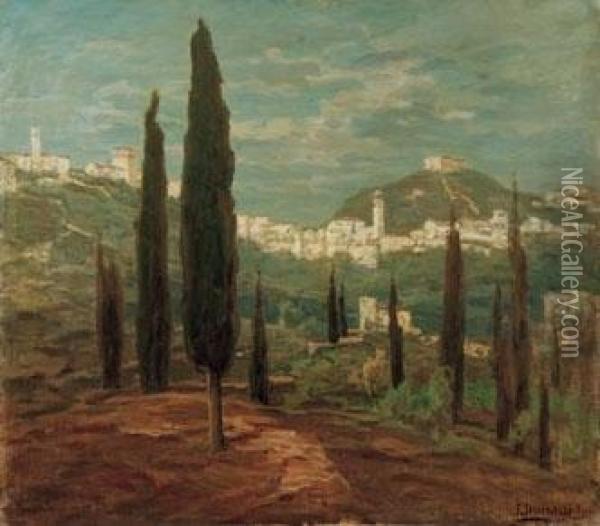Paesaggio Oil Painting - Francesco Sartorelli