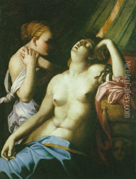Cleopatre Oil Painting -  Rosso Fiorentino (Giovanni Battista di Jacopo)