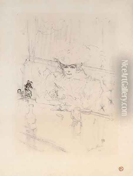 Au Hanneton Oil Painting - Henri De Toulouse-Lautrec
