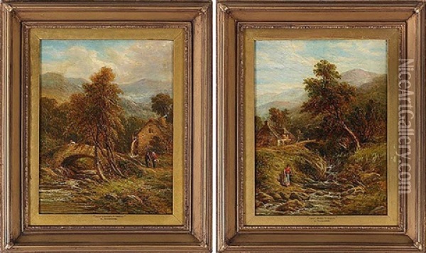 Landscape Paintings Oil Painting - Thomas Henry Thomas