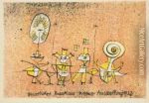 Die Heitere Seite Oil Painting - Paul Klee