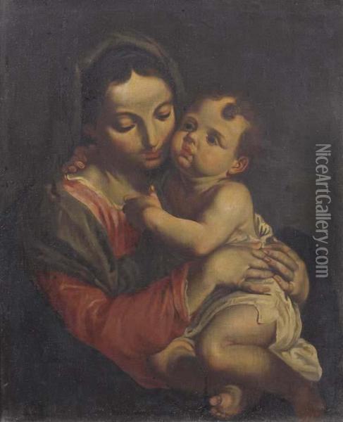 Madonna Col Bambino Oil Painting - Martino Cignaroli