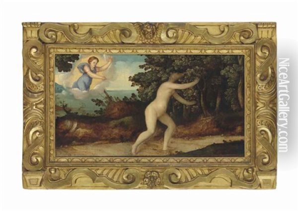 Juno And Callisto Oil Painting - Pietro degli Ingannati
