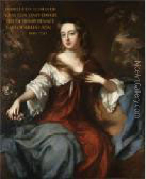Portrait Of Isabella, Duchess Of Grafton (1667-1723) Oil Painting - William Wissing or Wissmig