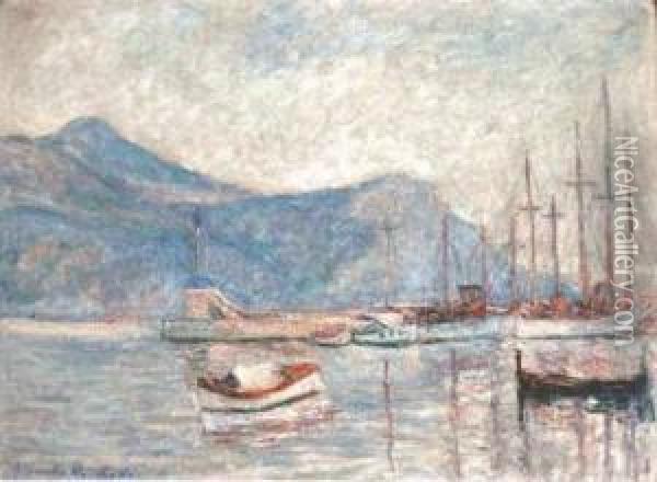 Les Bateaux Au Port Oil Painting - Blanche Hoschede-Monet