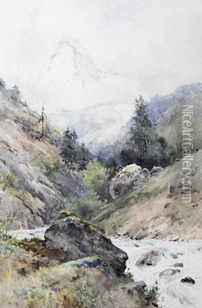 The Matterhorn Oil Painting - John MacWhirter