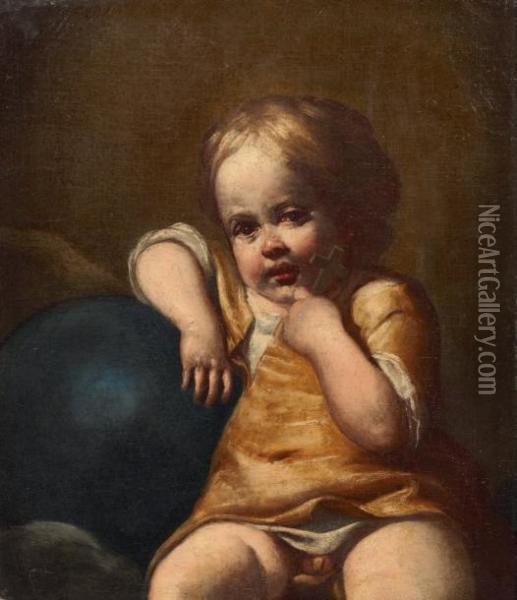 L'enfant Jesus Redempteur Oil Painting - Giuseppe Maria Crespi