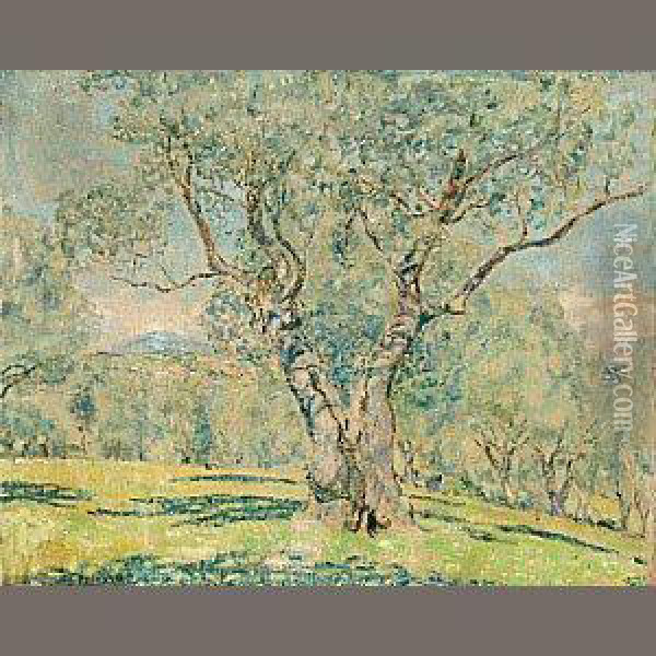 Olive Trees Oil Painting - Frederick Carl Frieseke