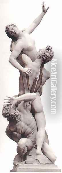 Rape of the Sabines Oil Painting - Giambologna
