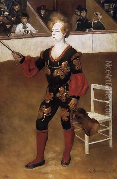The Clown Aka James Bollinger Mazutreek Oil Painting - Pierre Auguste Renoir
