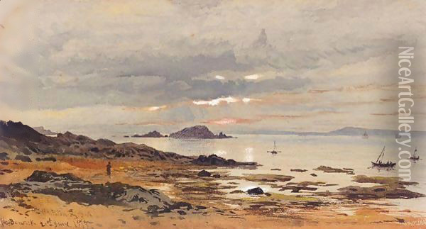 North Berwick Oil Painting - Waller Hugh Paton