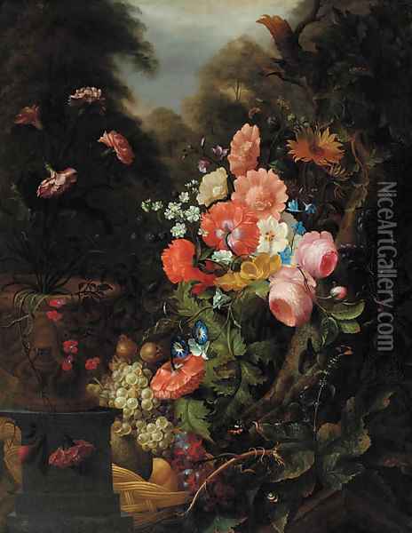 Flowers Oil Painting - Pieter Gallis