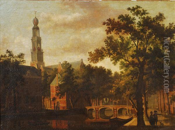 The Westerkerk, Amsterdam Oil Painting - Isaak Ouwater