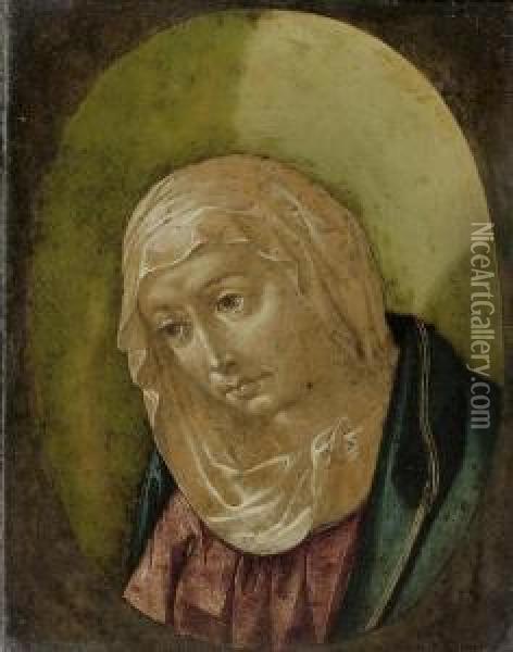 Weinende Maria. Oil Painting - Denys Fiammingo Calvaert