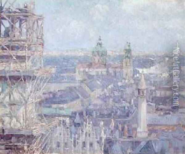 Leipzig Oil Painting - Charles J. Palmie