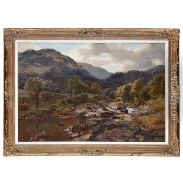 The Heart Of The Trossachs Oil Painting - Duncan Cameron