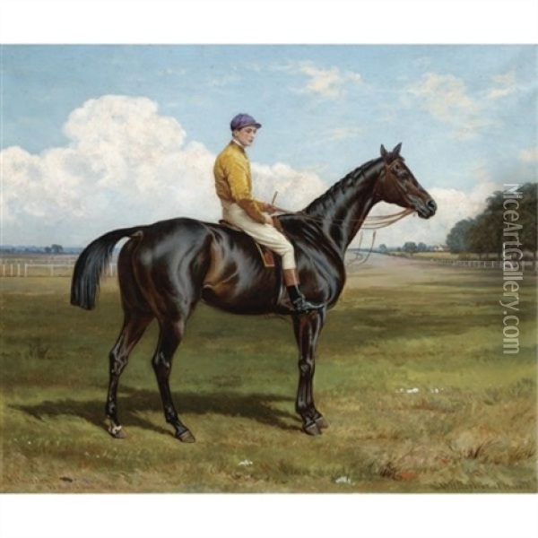 Kilwarlin With Jack Robinson Up Oil Painting - William H. Hopkins