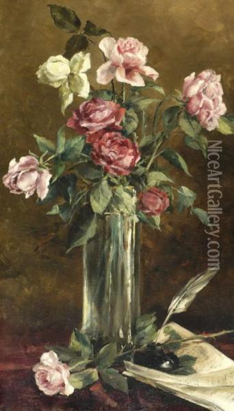 Flowers Oil Painting - Max Carlier