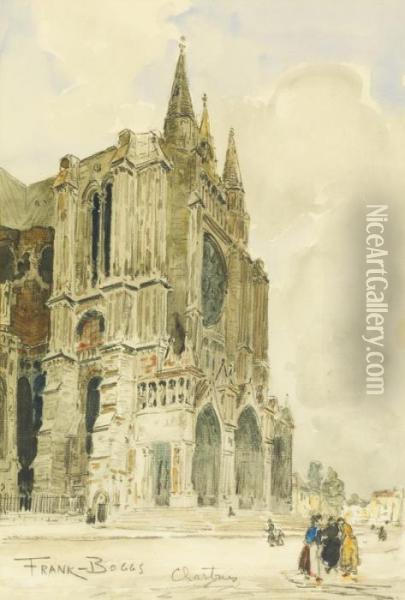La Cathedrale De Chartres Oil Painting - Frank Myers Boggs