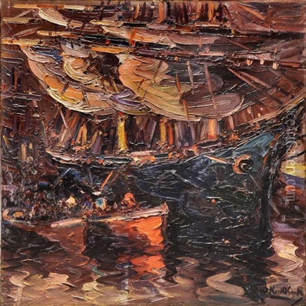 Desembarco Oil Painting - Stephen Robert Koekkoek