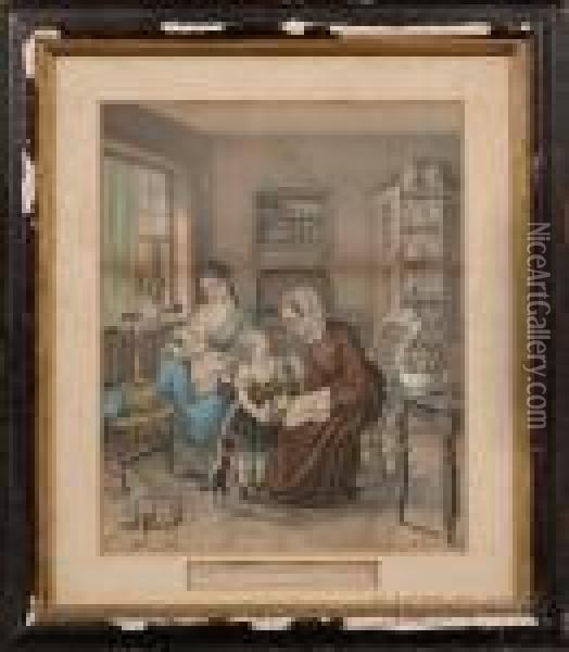 The Little Recruit Oil Painting - Currier & Ives Publishers