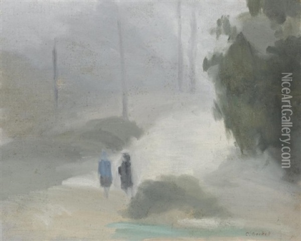 Rainy Morning Oil Painting - Clarice Marjoribanks Beckett