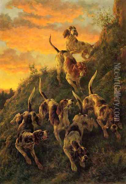 The Trail of the Cougar Oil Painting - Edmund Henry Osthaus