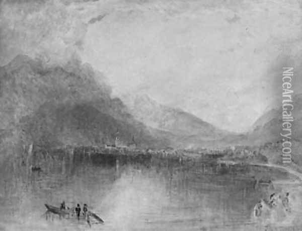 Arth On The Lake Of Zug, Early Morning Oil Painting - Joseph Mallord William Turner