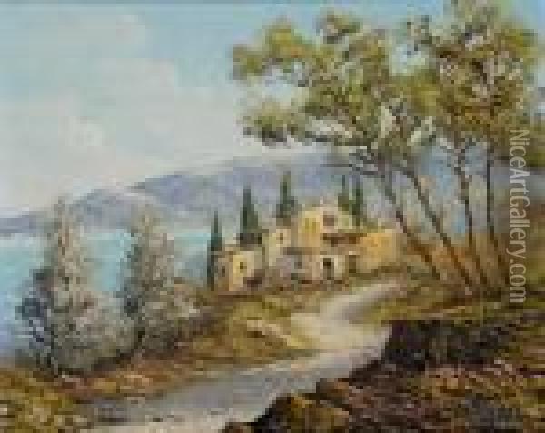 Mat En Provence Oil Painting - Gaston Anglade
