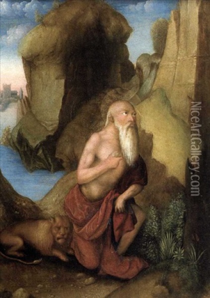 Saint Jerome Oil Painting - Domenico Panetti