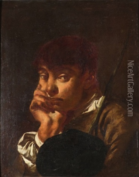 Fanciullo Oil Painting - Francesco Cappella