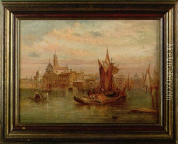 The Convent At St. Michele Venice Oil Painting - Alfred Pollentine