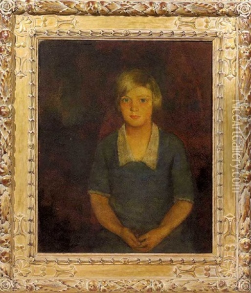 Portrait Of Zylpha Oil Painting - Charles Webster Hawthorne