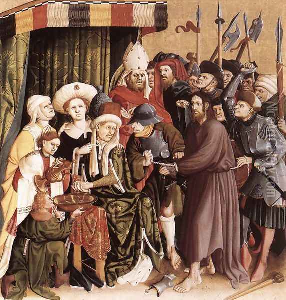 Christ before Pilate 1437 Oil Painting - Hans Multscher